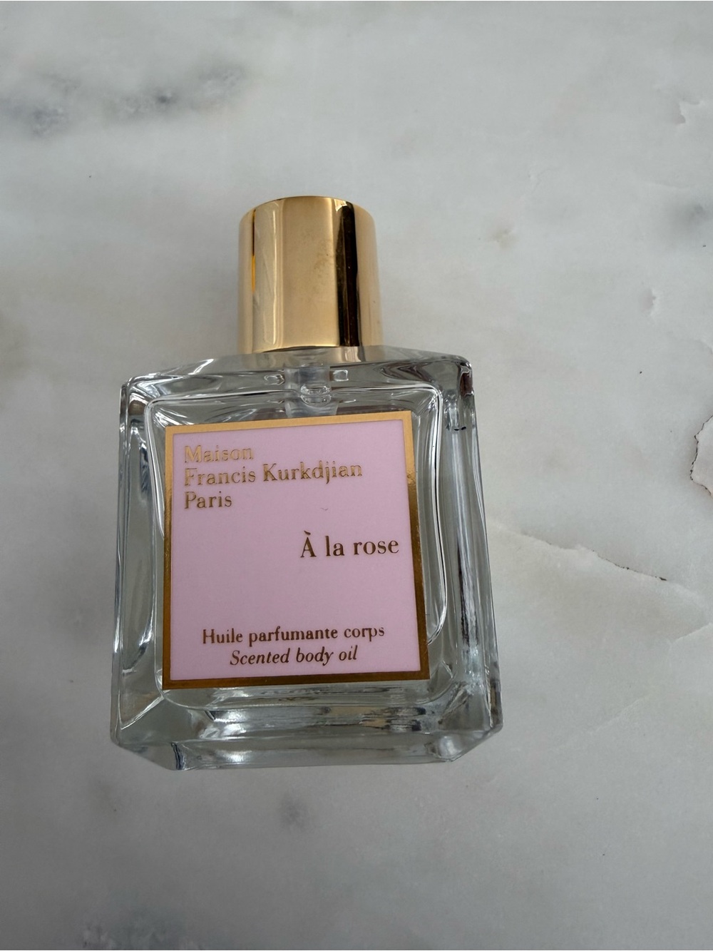 Maison Francis Kurkdjian À la rose Body Oil - Pink & Gold